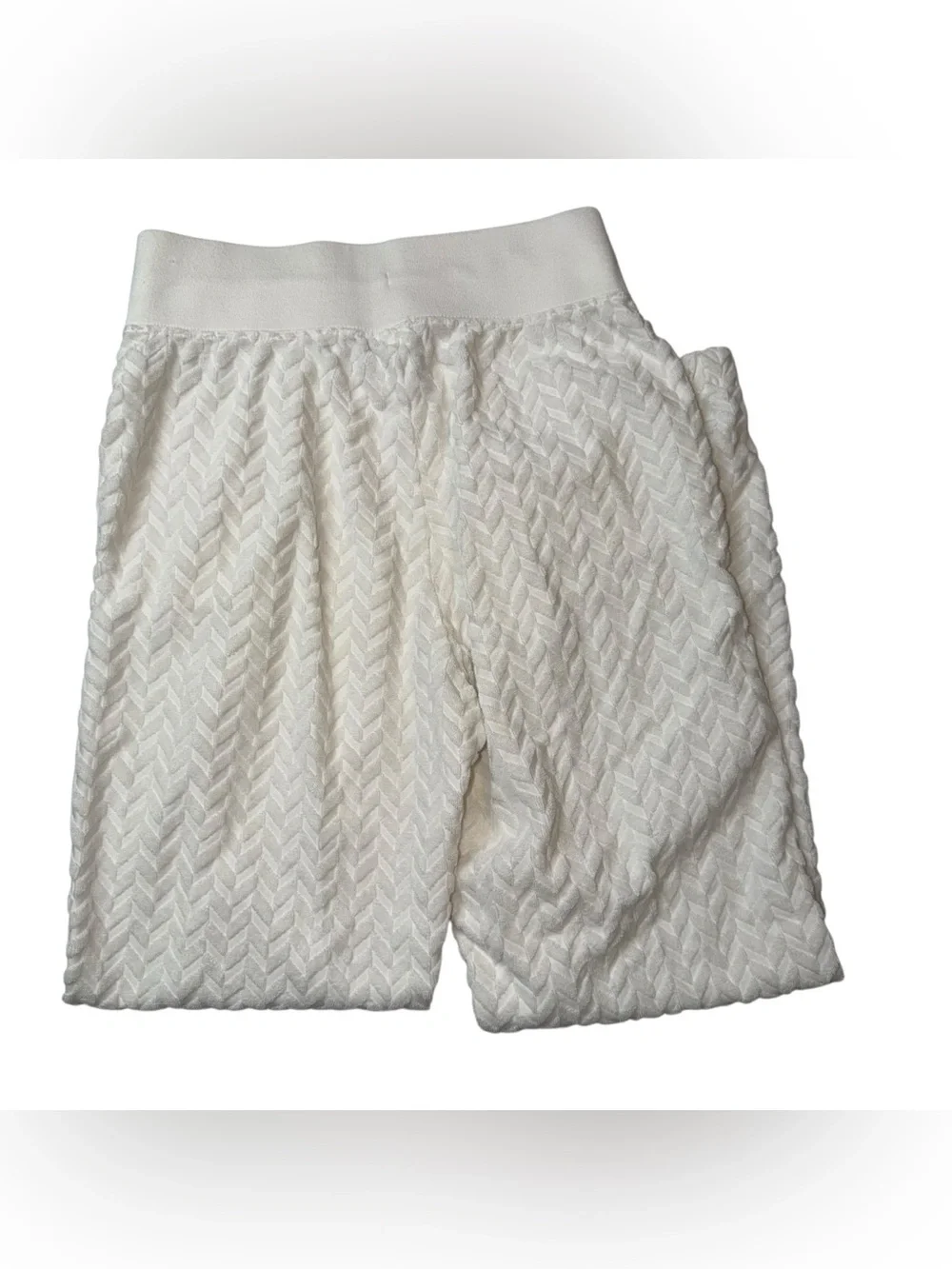 Nike Women's Wide-Leg Knit Pull-On Pants - White